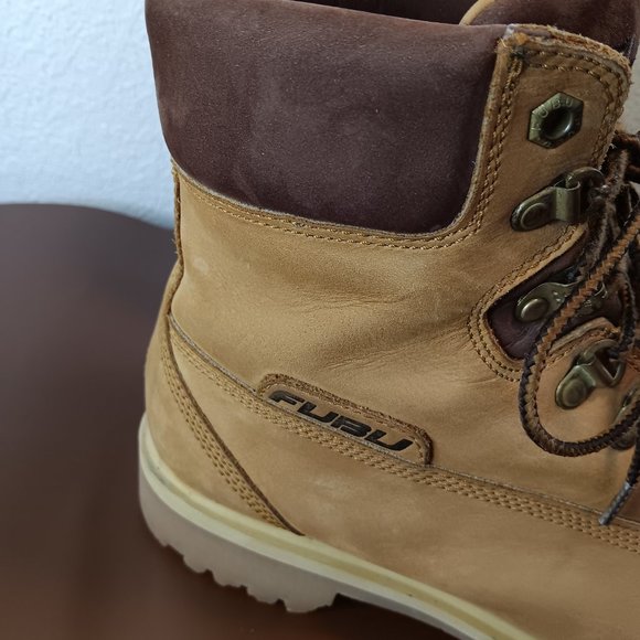 FUBU Other - Original Fubu Hip Hop 90s Camel Suede Leather Boots 9.5